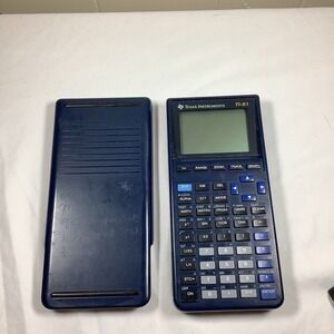 Texas Instruments TI-81 Graphing Calculator Blue w/ Cover